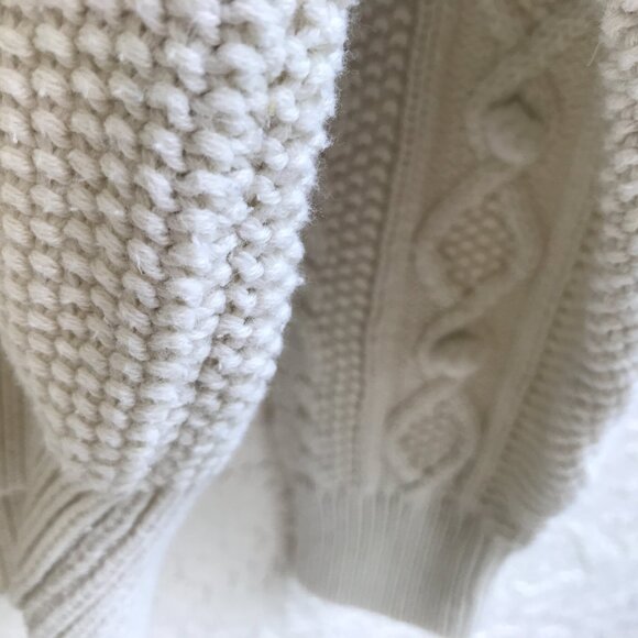 TALBOTS Fisherman's Sweater 100% Cotton Sz L UNWORN AUSTRALIA UNWORN NEW NO TAGS - Picture 3 of 6